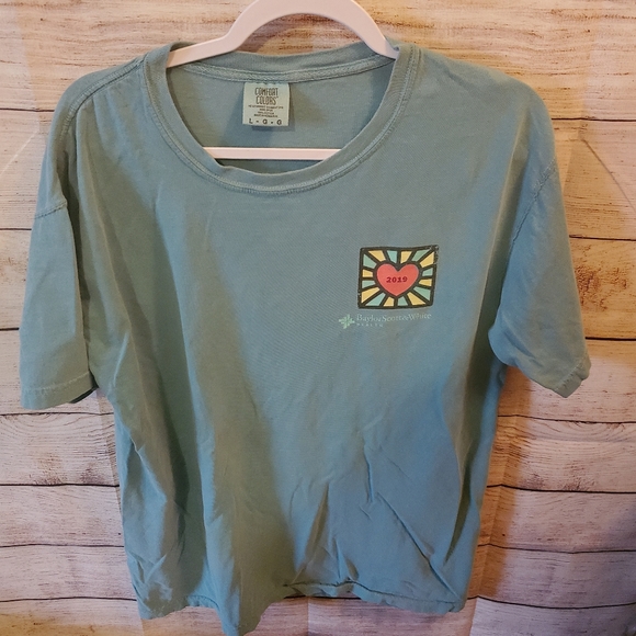 Comfort Colors Tops - Teal Large Comfort Colors Tee